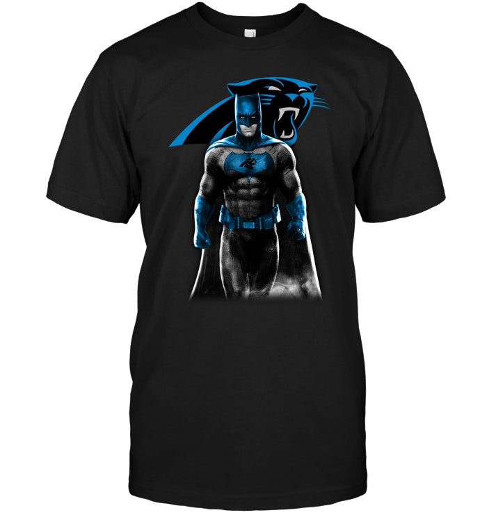 Carolina Panthers "batman Bruce Wayne" T-Shirt Carolina Panthers "batman Bruce Wayne" T-Shirt